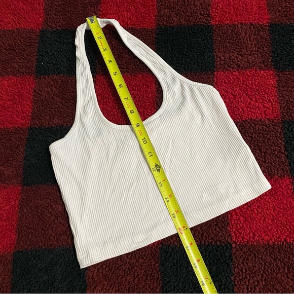 DAZY Rib Knit Crop Halter Top - Picture 6 of 6